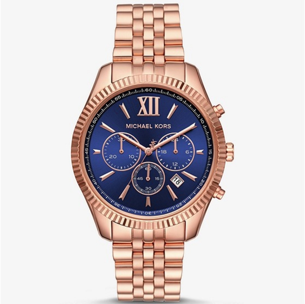 🥂Lexington Rose Gold-Tone Watch